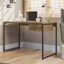 Ver imagem 1 de Mesa para Escritório Diretor Estilo Industrial 1,18M Frejo com 1 Gaveta Kapesberg