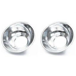 Conjunto 02 Bowl 28cm Em Aço Inox Tigela Multiuso Cozinha - 3 Conjunto 02 Bowl 28cm Em Aço Inox Tigela Multiuso Cozinha - 3