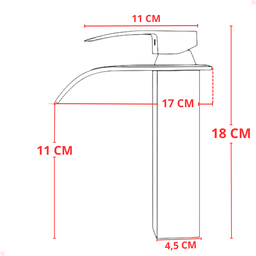 Kit Torneira para Banheiro Monocomando Cascata Baixa Dourada com Válvula Ralo Click-up Luxo Dourada - 2