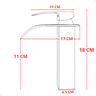 Kit Torneira para Banheiro Monocomando Cascata Baixa Dourada com Válvula Ralo Click-up Luxo Dourada - 2