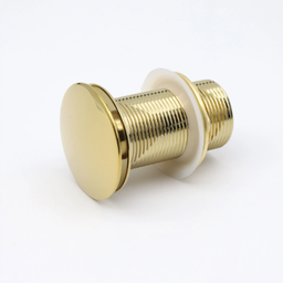 Kit Torneira para Banheiro Monocomando Cascata Baixa Dourada com Válvula Ralo Click-up Luxo Dourada - 10