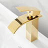 Kit Torneira para Banheiro Monocomando Cascata Baixa Dourada com Válvula Ralo Click-up Luxo Dourada - 7