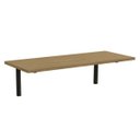 Ver imagem 4 de Prateleira em Estilo Industrial 72cm Li009 Kappesberg Crome - Freijó/preto Fosco