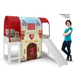 Cama com Esc.Joy com Dossel Barraca Forte e Luz de Led Pura Magia - 6