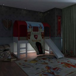 Cama com Esc.Joy com Dossel Barraca Forte e Luz de Led Pura Magia - 1