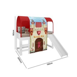 Cama com Esc.Joy com Dossel Barraca Forte e Luz de Led Pura Magia - 5