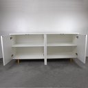 Ver imagem 5 de Buffet para Sala de Jantar 4 Portas Capela Branco