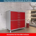 Ver imagem 6 de Mapoteca 10 Gavetas Pandin 120cm (larg) Inmetro Tampo Mdp Cinza