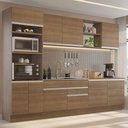 Ver imagem 1 de Armário de Cozinha Completa 310cm Rustic Glamy Madesa 02