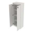 Ver imagem 3 de Armário Multiuso Lavanderia com 2 Portas Chave 60cm Multimóveis Cr30050 Branco