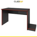 Ver imagem 3 de Mesa Gamer Escrivaninha para Computador 120cm Suporte CPU Escritório 1 Gavetas Mdp Grafite - Clicklar