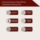 Ver imagem 2 de Calçadeira Bau 140cm Casal Suede Bege