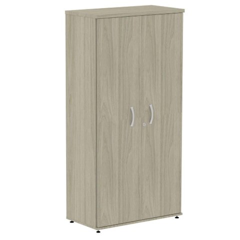 Armário Alto P25 Pandin 80 Cm (largura) em Mdp Cor Castanheira Natural com 2 Portas e 3 Prateleiras