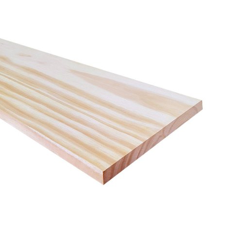 Tábua de Pinus 20cm c/ 150cm Aparelhada Lisa