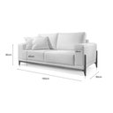 Ver imagem 4 de Sofá Living Bellagio Veludo Rosa 19 1,9m