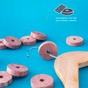 Ver imagem 6 de CONJUNTO DE 6 ANÉIS DE CEDRO OIKOS