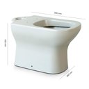 Ver imagem 3 de Vaso Sanitário para Caixa Acoplada Deca Axis P.470.26 Barbante