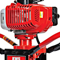 Perfurador de Solo á Gasolina Kawashima ED52 52cc 2 Tempos Forte e Resistente Com Broca 200mm - 6