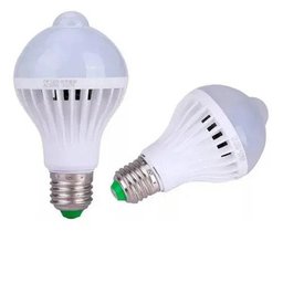 Lâmpada Sensor de Movimento Luz Cor Branca Fria E27 9w - 3