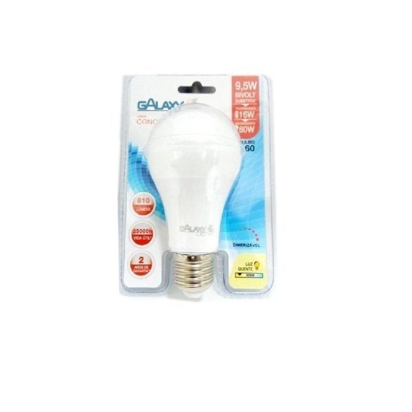 Lâmpada LED Bulbo 9,5W Branca Quente 3000K Dimerizavel - 2