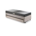 Ver imagem 5 de Bicama Box Solteiro Linho 88x188x28 Cm com Colchão Dual Firm Espuma Ecoflex