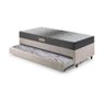Bicama Box Solteiro Linho 88x188x28 Cm com Colchão Dual Firm Espuma Ecoflex - 4