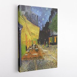 Quadro Van Gogh Terraço do Café a Noite Canvas 100x70cm - 2