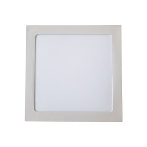 Painel Plafon 18W LED Quadrado Embutido Luminária Teto