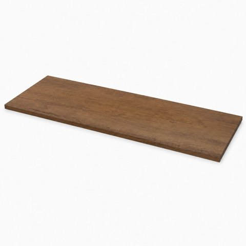 Prateleira Tampo 120x52,5cm 15mm MDF para Balcão de 1,20m Marrom