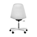 Ver imagem 3 de Cadeira Office Eames Colors Cor Branco com Base em Aço Confortável e Ergonômica