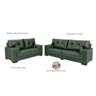 Sofá Julia Conjunto 2 e 3 Lugares Courissimo Verde 863 Clássico Império Estofados - 2