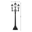 Ver imagem 2 de Adesivo de Parede Decorativo Sala Luminária Tripla
