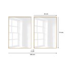 Ver imagem 3 de Dois Quadros em Vidro Frases Moitvação Oceano para Escritório 50x70