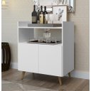 Ver imagem 1 de Aparador Buffet Retrô Sala Suiça 2 Portas Pes Palito