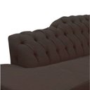 Ver imagem 5 de Recamier Decorativo Divã Styllus Lado Esquerdo Couro Marrom