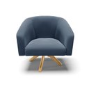Ver imagem 5 de Cadeira Sala de Jantar Giratória Ma30 Kit 2 Stella Suede D03 - D’Rossi