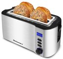 Ver imagem 1 de Elite Gourmet Torradeira 2 Fatias Extra Larga 1.25" com 6 Níveis (inox)