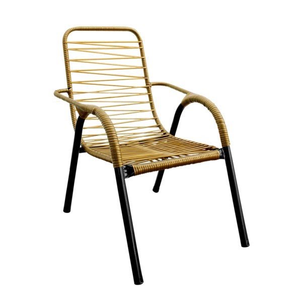 Cadeira para Varanda Mariah Luxinho em Fio Único de Ouro - 1