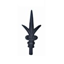 Ver imagem 1 de Ponteira Ponta De Lança Ferro N12 Grade Portão Muro 7X16Cm