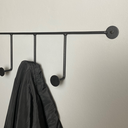 Ver imagem 3 de Cabideiro de Parede Leme Ferro Estilo Industrial Decorativo