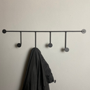 Ver imagem 1 de Cabideiro de Parede Leme Ferro Estilo Industrial Decorativo