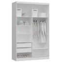 Ver imagem 5 de Quarto de Solteiro Completo com Guarda-Roupa com Espelho, Cama Console, Escrivaninha e Nicho Móveis