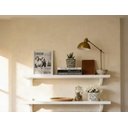Ver imagem 1 de Kit 2 Prateleiras Quarto 50x20 Mdf Suporte Organiza e Decora