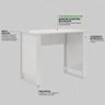 Mesa para Computador Office Morada Branco - Demóbile - 3