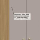 Ver imagem 4 de Armário Aéreo 60cm 2 Pts Elegance Luciane Móveis Freijó/cinammon