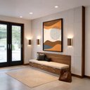 Ver imagem 5 de Quadro Canvas Abst. Japonês Minimalista 60x40cm Mold Branca