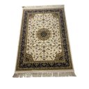 Ver imagem 3 de Tapete Persa Bege Ideal para Quarto e Sala 160x235cm