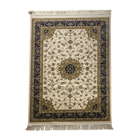 Tapete Persa Bege Ideal para Quarto e Sala 160x235cm