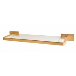 Porta Shampoo Dom Dourado Fosco - Perflex - 1