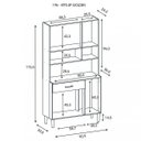 Ver imagem 4 de Armário de Cozinha 6 Portas 1 Gaveta Kit Golden Kits Paraná